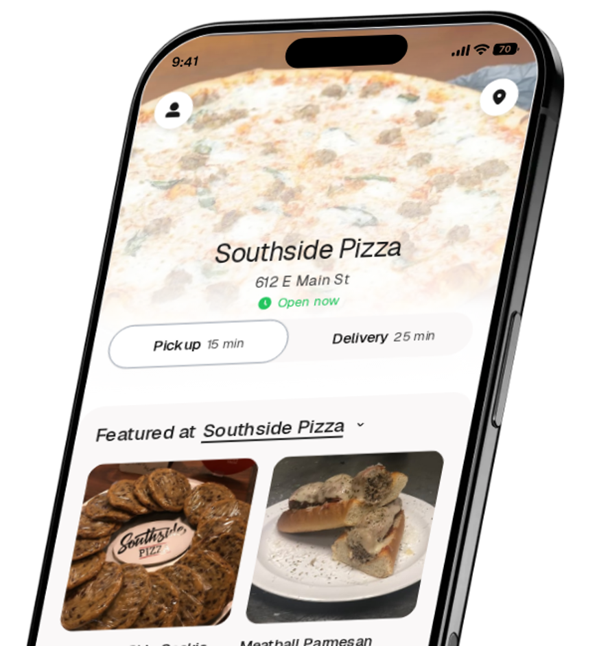 Southside Pizza app preview